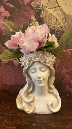 Oggettistica design Vaso volto ninfa poly di scontata del 30%^Artigianale Clearance