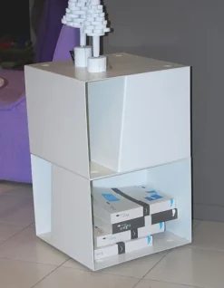 Jesse Oggettistica in laccato opaco Stay libreria a prezzo Outlet- Oggettistica