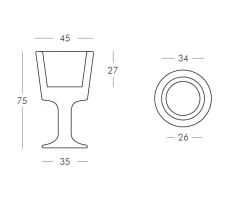 Md work Oggettistica Porta champagne rialzato  in OFFERTA OUTLET- Oggettistica