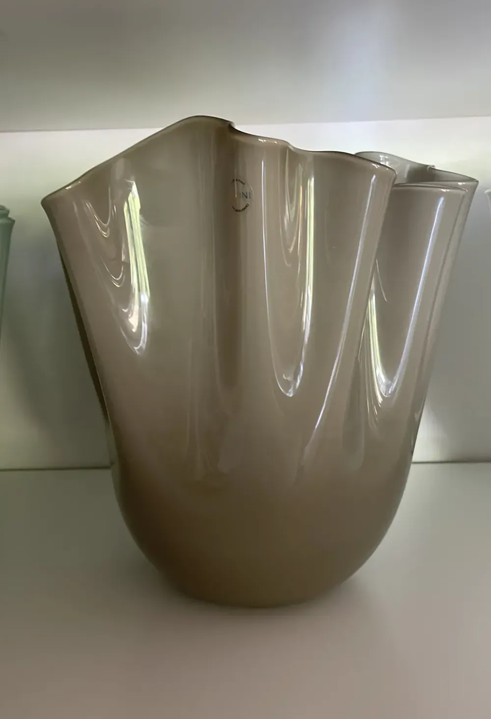 Venini Oggettistica modello fazzoletto opalino rosso di in offerta- Oggettistica