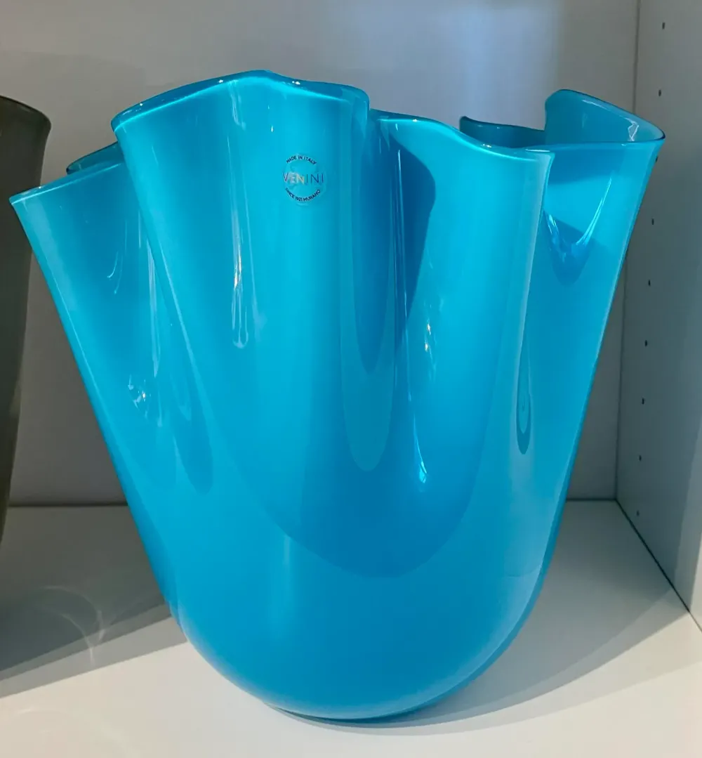 Venini Oggettistica modello fazzoletto opalino rosso di in offerta- Oggettistica