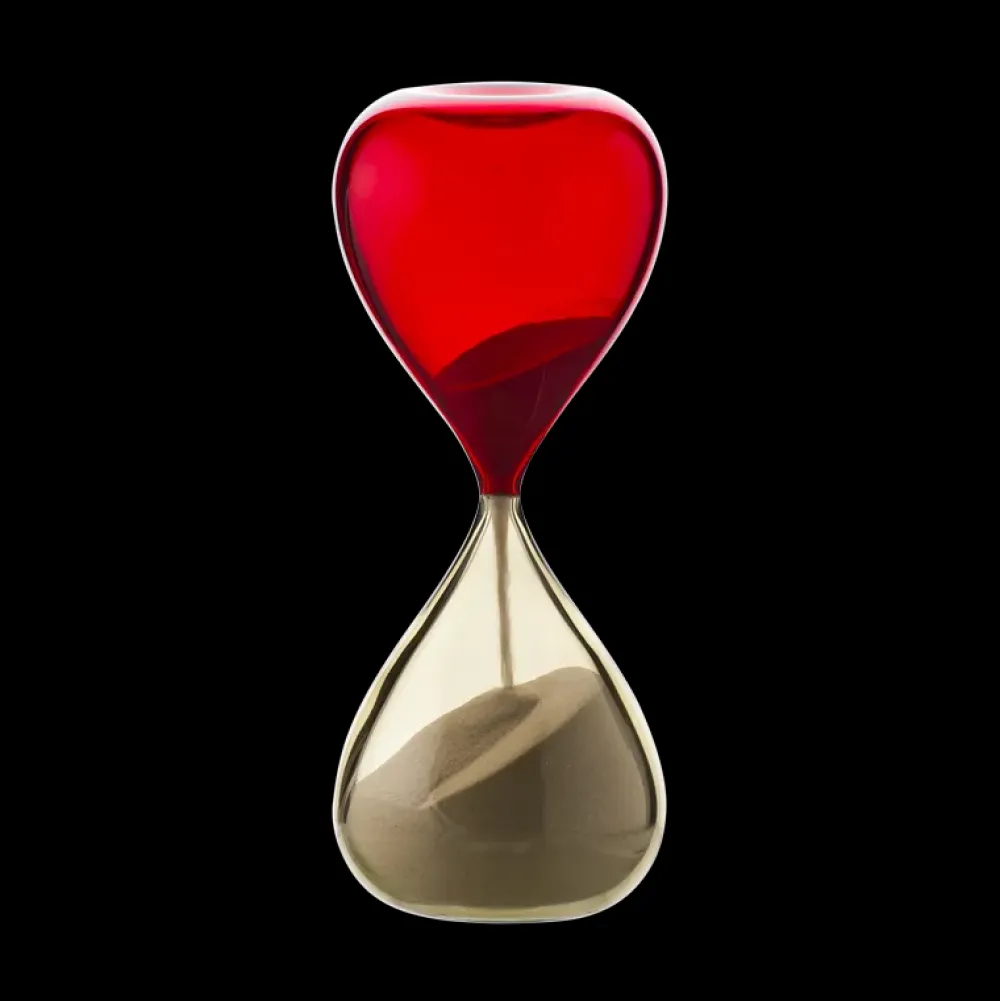Oggettistica moderna clessidra pagliesco rosso 420.06 di scontata del 26%^Venini Sale