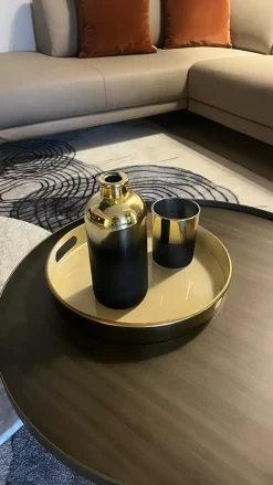 Artigianale Oggettistica Vassoio rotondo smaltato di in offerta - 31%- Oggettistica