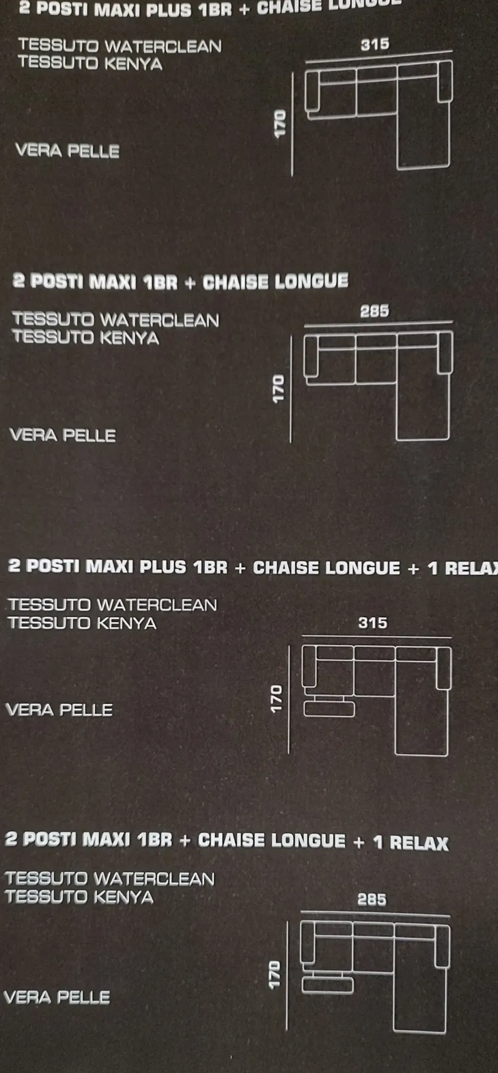 Collezione esclusiva Olga relax elettrico in Tessuto a prezzo scontato- Divani