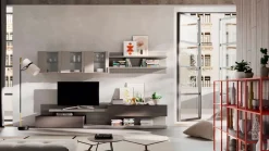 Orme : architetto laminato materico, prezzo scontato. Un soggiorno unico!- Soggiorni Completi