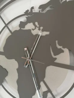 Orologio planisfero grande in stile moderno a prezzo scontato^Artigianale Outlet
