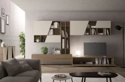 Giessegi Outlet: Parete attrezzata Living 581 di . Scoprila ora!- Pareti Attrezzate