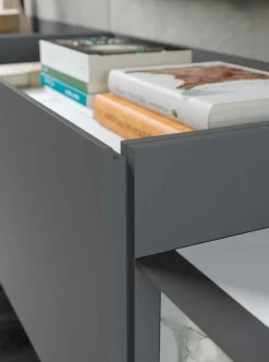 Astor Mobili Outlet: soggiorno Story 4 di Astor, laminato materico, skyline 3.0.- Soggiorni Completi