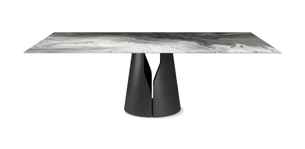 Hot Outlet: Tavolo , piano in vetro rettangolare. Prezzo imbattibile! Tavoli