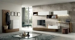 Parete attrezzata 308 in stile moderna a prezzo ribassato^Albamobili Outlet