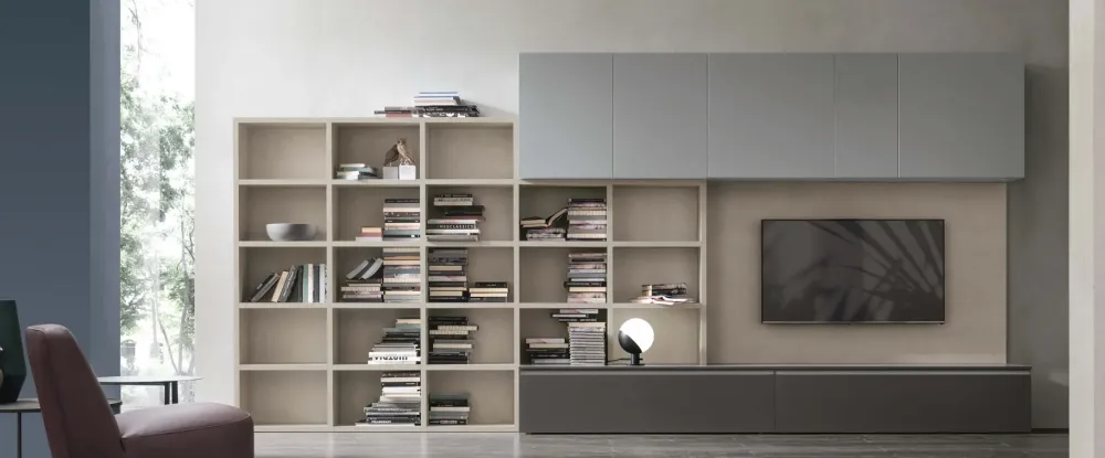 Tomasella Parete attrezzata A118 con uno sconto del 23%- Soggiorni Completi