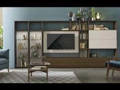 New Parete attrezzata A117 in stile moderno a prezzo scontato Pareti Attrezzate