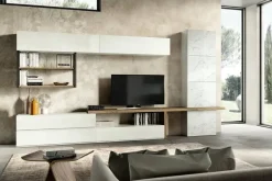 Parete attrezzata Alba 1 606 di scontata del 30%^Albamobili Discount