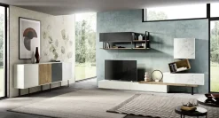 Parete attrezzata Alba106 di in OFFERTA OUTLET^Albamobili New