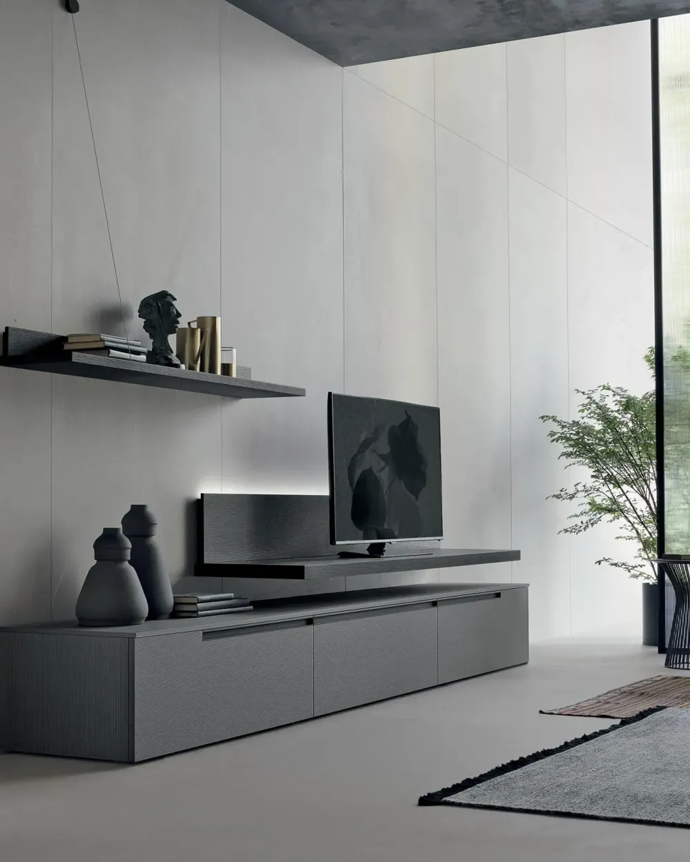 Online Parete attrezzata At103 di in OFFERTA OUTLET Pareti Attrezzate