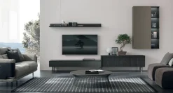 Tomasella Parete attrezzata At102 di in OFFERTA OUTLET- Pareti Attrezzate