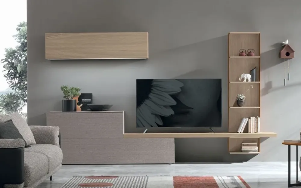 Parete attrezzata At119 in stile moderna a prezzo ribassato^Tomasella New