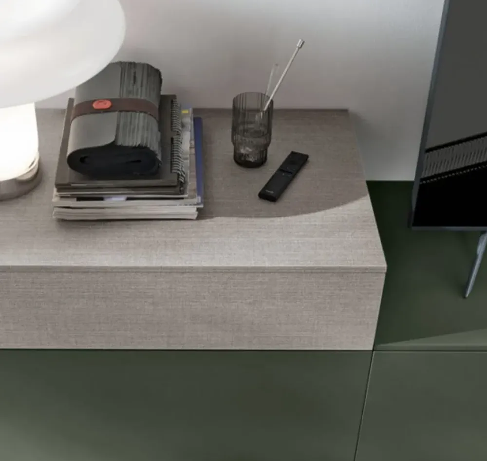 Parete attrezzata At116 in stile design a prezzo ribassato^Tomasella New