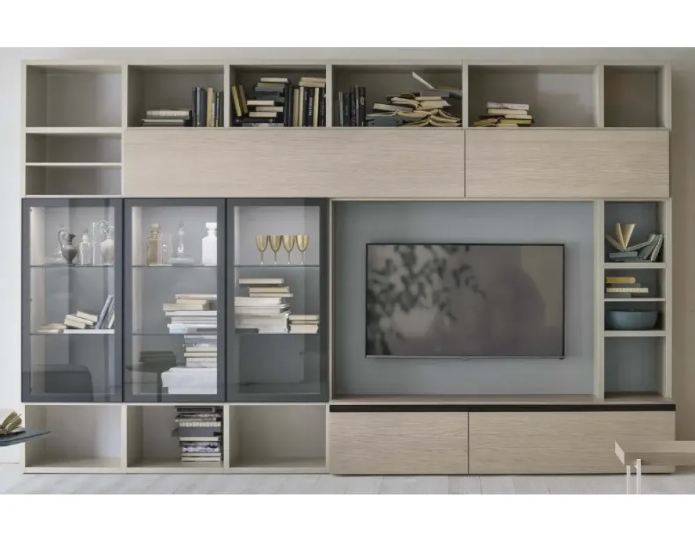 Tomasella Parete attrezzata Atlante con un ribasso del 25%- Pareti Attrezzate