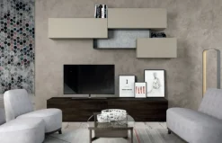 Tomasella Parete attrezzata Atlante skt5 in stile design a prezzo scontato- Pareti Attrezzate