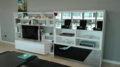 Parete attrezzata B&b Flat c PREZZI OUTLET^B&B Italia New