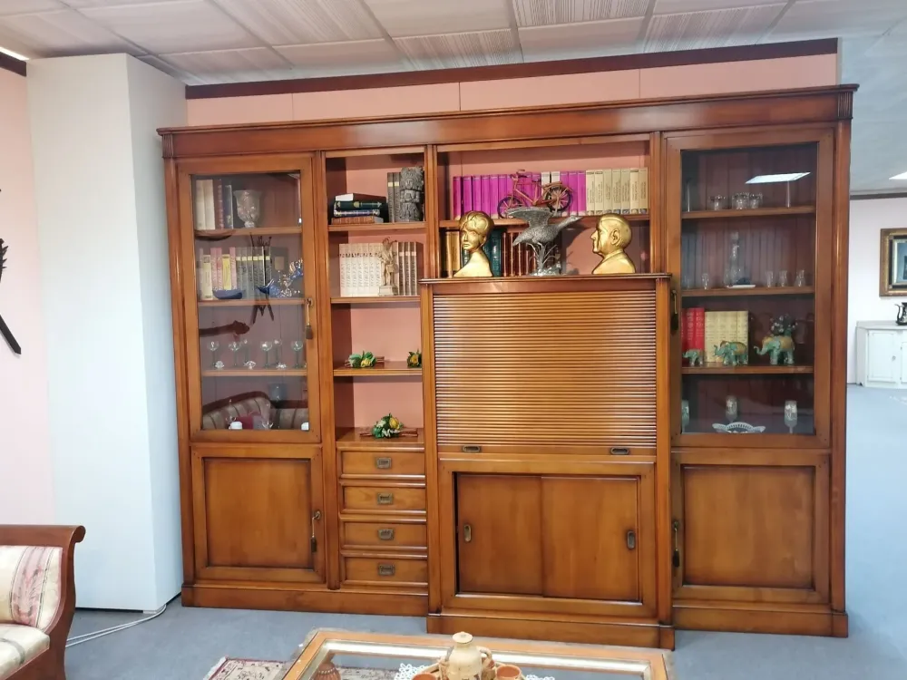 Parete attrezzata Boston in stile classico a prezzo scontato^Pregno Mobili New