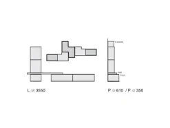 Hot Parete attrezzata by 3RF 1330_A Pareti Attrezzate