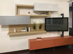 Hot Parete attrezzata Club 36 in stile moderna a prezzo ribassato Pareti Attrezzate