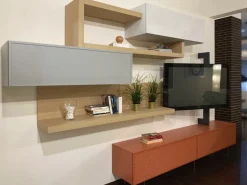 Hot Parete attrezzata Club 36 in stile moderna a prezzo ribassato Pareti Attrezzate