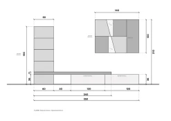 Online Parete attrezzata Club36 di in OFFERTA OUTLET Pareti Attrezzate