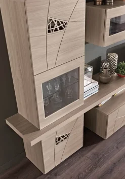 Sale Parete attrezzata Collezione lapis di in OFFERTA OUTLET Pareti Attrezzate