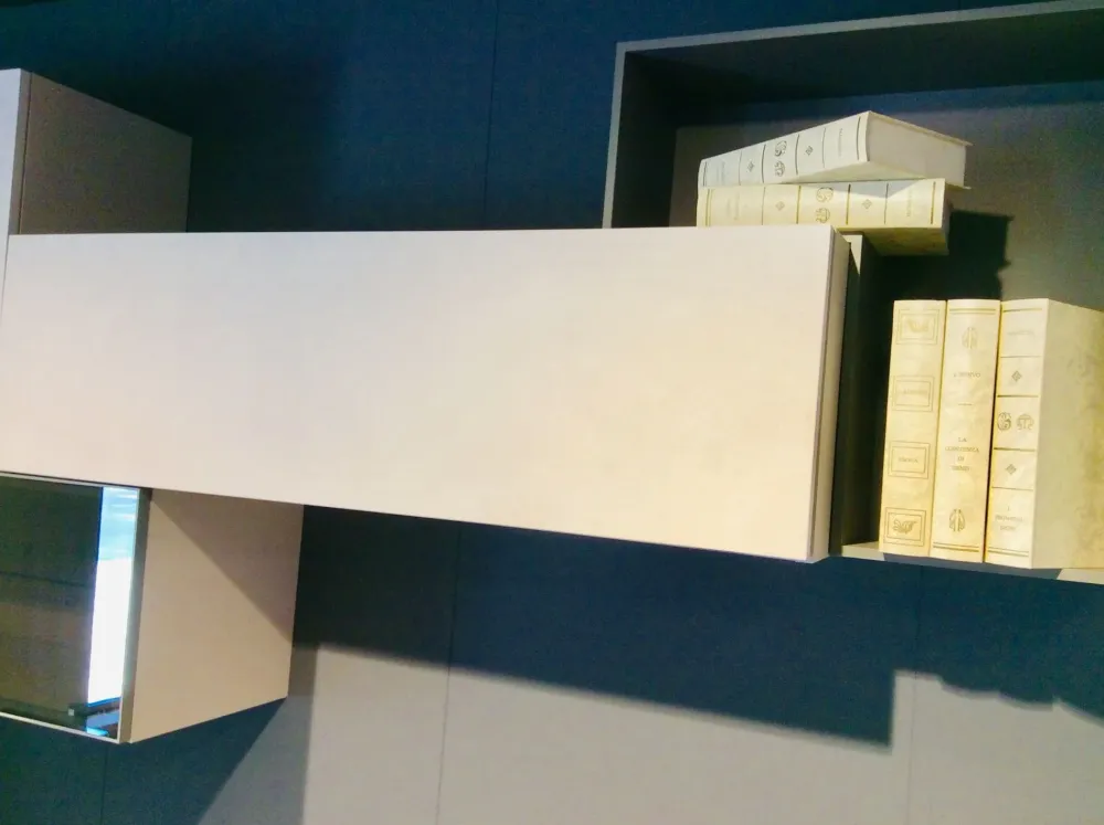 Artigianale Parete attrezzata Comp 19 in stile moderno a prezzo ribassato- Pareti Attrezzate