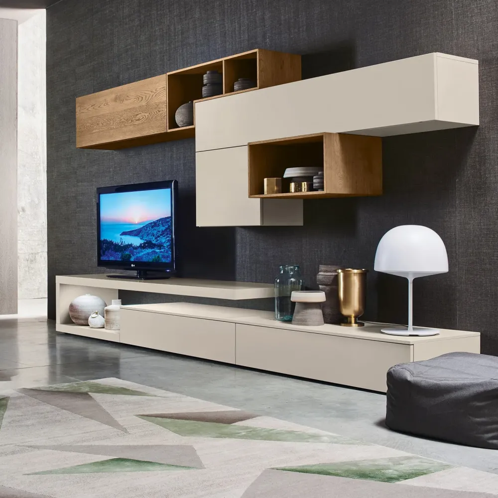 Hot Parete attrezzata Composizione lampo di in OFFERTA OUTLET Pareti Attrezzate