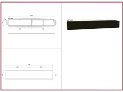 Outlet Parete attrezzata Composizione san giacomo di in OFFERTA OUTLET Pareti Attrezzate
