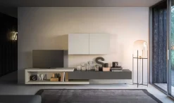 Alf Da Fre Parete attrezzata Composizione tv di in OFFERTA OUTLET- Pareti Attrezzate