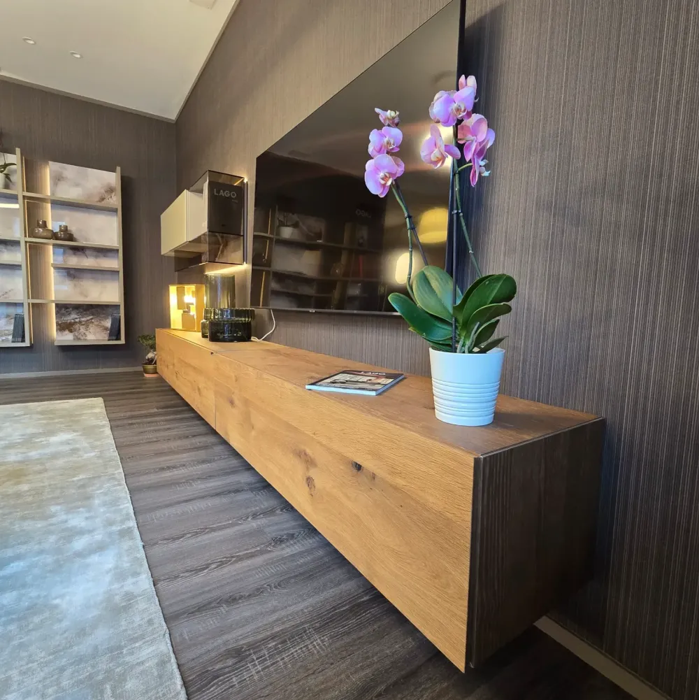 Parete attrezzata Composizione 36e8 in stile design a prezzo scontato^Lago Hot