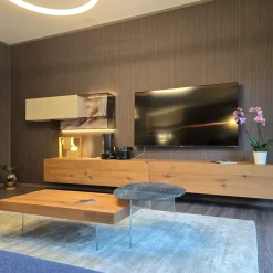 Parete attrezzata Composizione 36e8 in stile design a prezzo scontato^Lago Hot