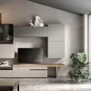 Parete attrezzata Composizione-living mod.abaco scontata del 30% in stile moderna a prezzo scontato^Gierre Mobili Outlet