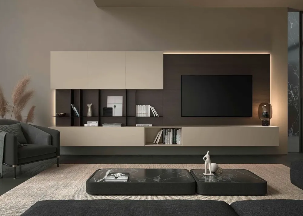 Olivieri Parete attrezzata Cube 6 di scontata del 27%- Pareti Attrezzate