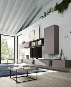 Collezione esclusiva Parete attrezzata Day 28 in stile moderno a prezzo ribassato- Pareti Attrezzate