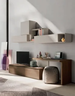 Outlet Parete attrezzata Day 19 : design moderno a prezzo vantaggioso. Pareti Attrezzate