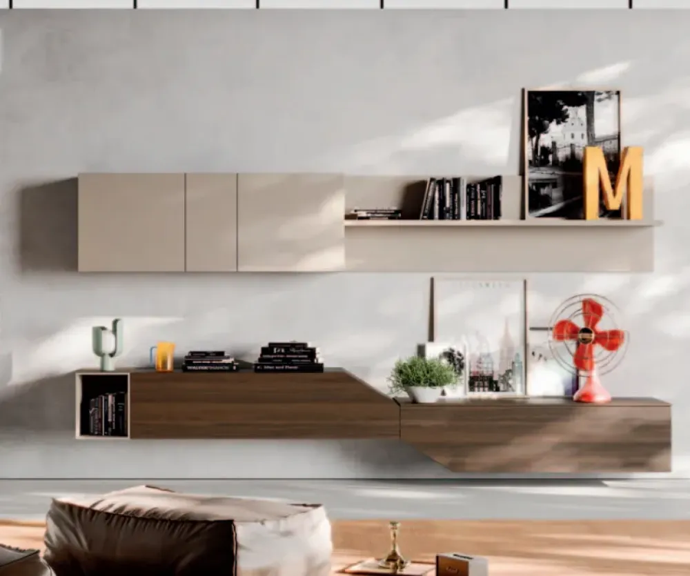 Orme Parete attrezzata Day 12 : moderno, scontato! Vieni a vederlo!- Pareti Attrezzate