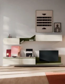 Hot Parete attrezzata Day 18 : design di stile, prezzo scontato! Pareti Attrezzate