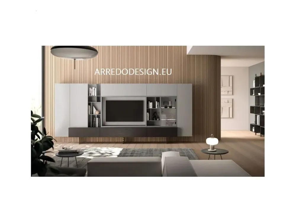 Outlet Parete attrezzata Day * in stile design a prezzo ribassato Pareti Attrezzate