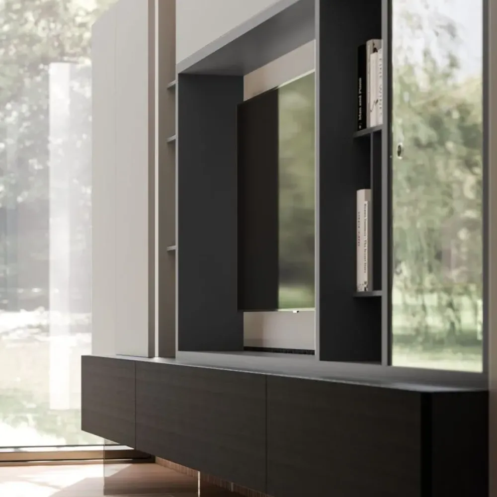 Outlet Parete attrezzata Day * in stile design a prezzo ribassato Pareti Attrezzate