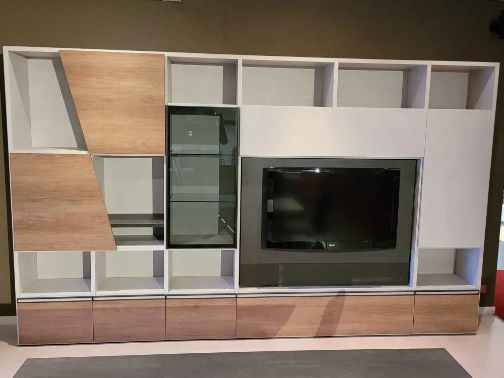 Clearance Parete attrezzata Diagonal 2021 di in OFFERTA OUTLET Pareti Attrezzate