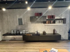 Parete attrezzata 36e8 living in stile design a prezzo scontato^Lago Outlet