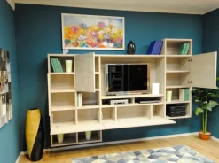 Online Parete attrezzata Edobra vetro in stile moderna a prezzo scontato Pareti Attrezzate