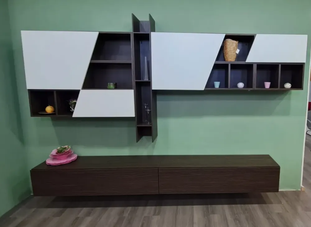 Parete attrezzata Expo di scontata del 50%^Giessegi