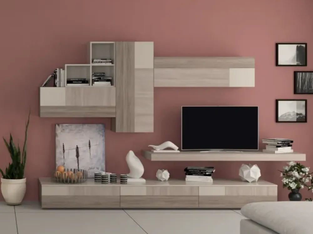 Parete attrezzata Composizione 5cento - 3RF 1345^Favero Best